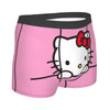 Custom Male Cool Hello Kitty Men Underwear Boxer Briefs Soft Shorts Panties Underpants