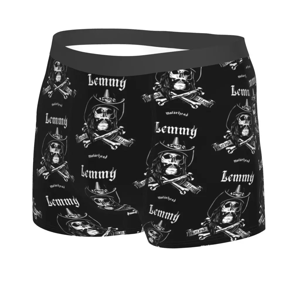 Judas Priest Accessories British Steel Firepower Men Boxer Briefs Breathable Underwear Top Quality Print Shorts Birthday Gifts