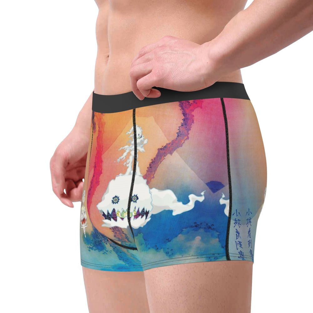 Custom Funny Kanye West Meme Boxer Shorts For Men 3D Print Sexy POP Rapper Underwear Panties Briefs Soft Underpants