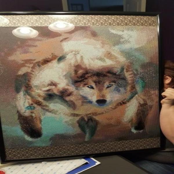 Spirit Wolf 5D Diamond painting Kit