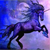 Night Unicorn 5D Diamond Painting Kit