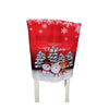 Christmas Table And Chair Cover Cartoon Decorative Printing Christmas Chair Cover Seat Cover