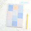 Simple Plaid Journal Material Base Student Notes Mamo Pad