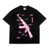 High Street Skull Money Printing Oversized Pattern  Gothic Cotton T-shirt Harajuku Couple Y2g Shirt Short Sleeve