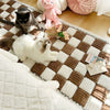 Plush Bedside Mats Non-slip Rectangular Carpet