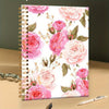 Floral Rose Spiral Journal for Women - Premium Thick Paper, College Ruled Notebook, Ideal for School, Office & Home Gifts, 5.5x8.3 inches