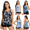 Women's Digital Printing Multicolor Bra Drawstring Design