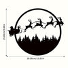 1pc Merry Christmas Metal Sign, Merry Christmas Metal Wall Sign, Round Metal Christmas Sign, Large Metal Christmas Signs, Room Decor, Home Decor, Holiday Decor, Festivals Decor, Front Door Decor, Scene Decor, Door Decor, Wall Decor, Background Decor