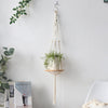 Tassel Leaf Woven Tapestry Rack Decoration Storage