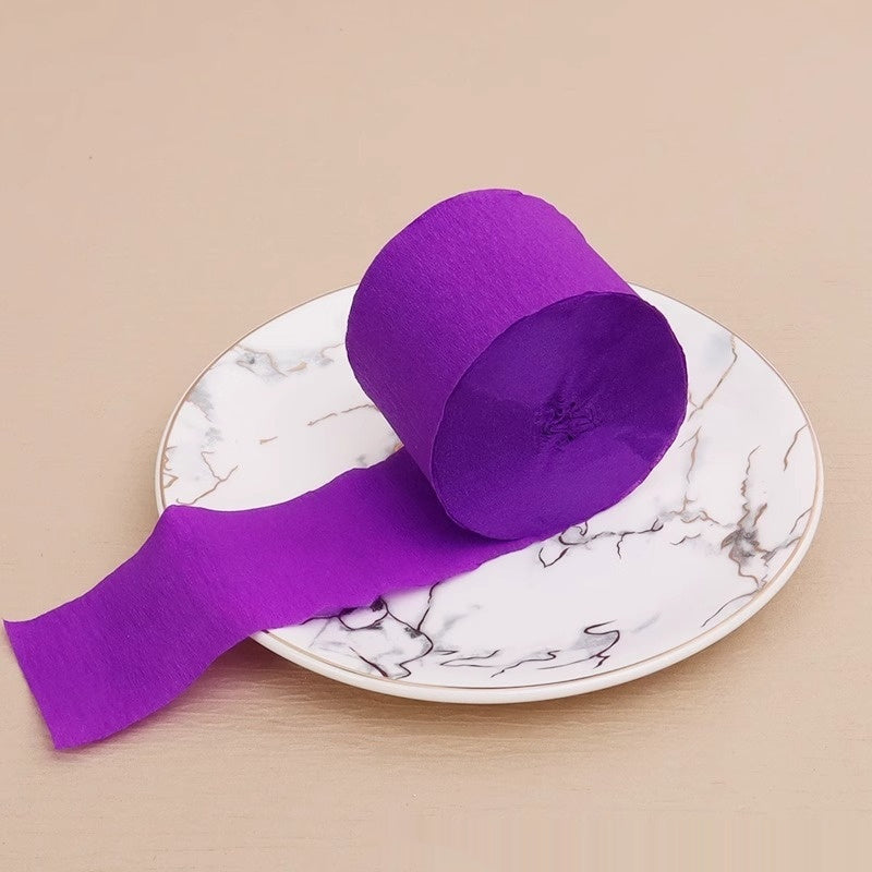 Colored Creped Paper Latte Art Ribbon Birthday Party Wedding Kindergarten Background Wall Decorations Arrangement