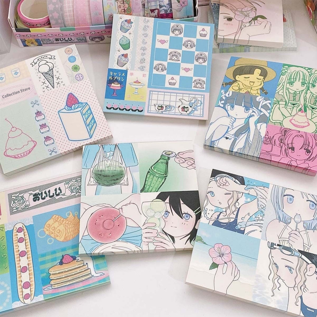 Journal Material Collage Event-recording Pocketbook Tearable Mini Wow