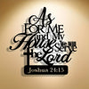 Inspirational Metal Wall Art - Religious individuals, Christians, Homeowners, Office workers, Gift givers - Composition, Iron - Suitable for Home Decor, Gift Giving, Inspirational Wall Art