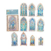 Mocard PET Laser Gold Sticker Package Stickers For Journals 6 Models