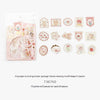Japanese Paper Gold Foil Stickers Pack Journal Material