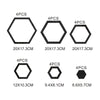 Living Room Hexagon Acrylic Wall Stickers