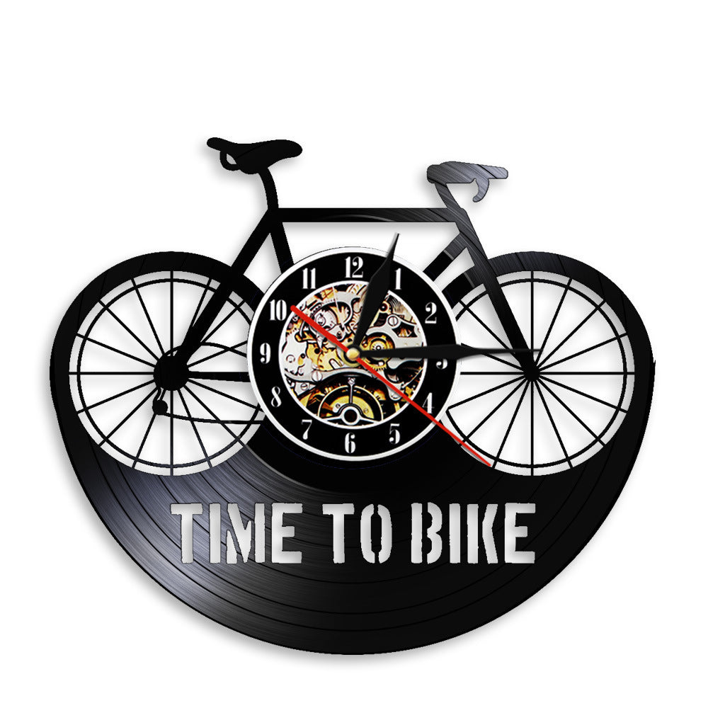Vinyl Record Wall Clock Creative Retro Nostalgia