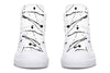 Printed Couple High-top Canvas Shoes