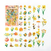 Vintage Journal Diary DIY Flower Shaped Stickers
