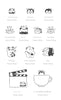 Theaceae Rubber Journal Diary DIY Decoration Printed Paintings