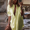 Women's Loose Shirt Single-breasted Cardigan