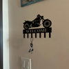 1pc Motorcycle Biker Sign, Great Motocross Sign For Garage Home Decor Metal Coat Hooks For Wall, Metal Wall Art For Entryway Coat Rack, Wall Mounted Coat Racks Hooks