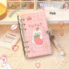 Cartoon Loose Spiral Notebook Cute Accounting Girl Heart Journal Book