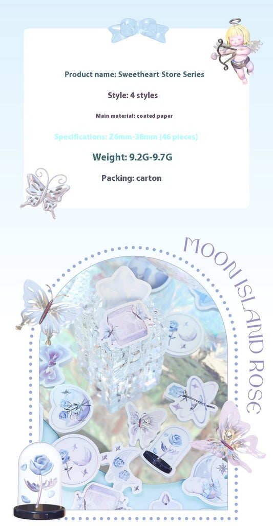 Cute Cartoon Seal Journal Decorative Stickers