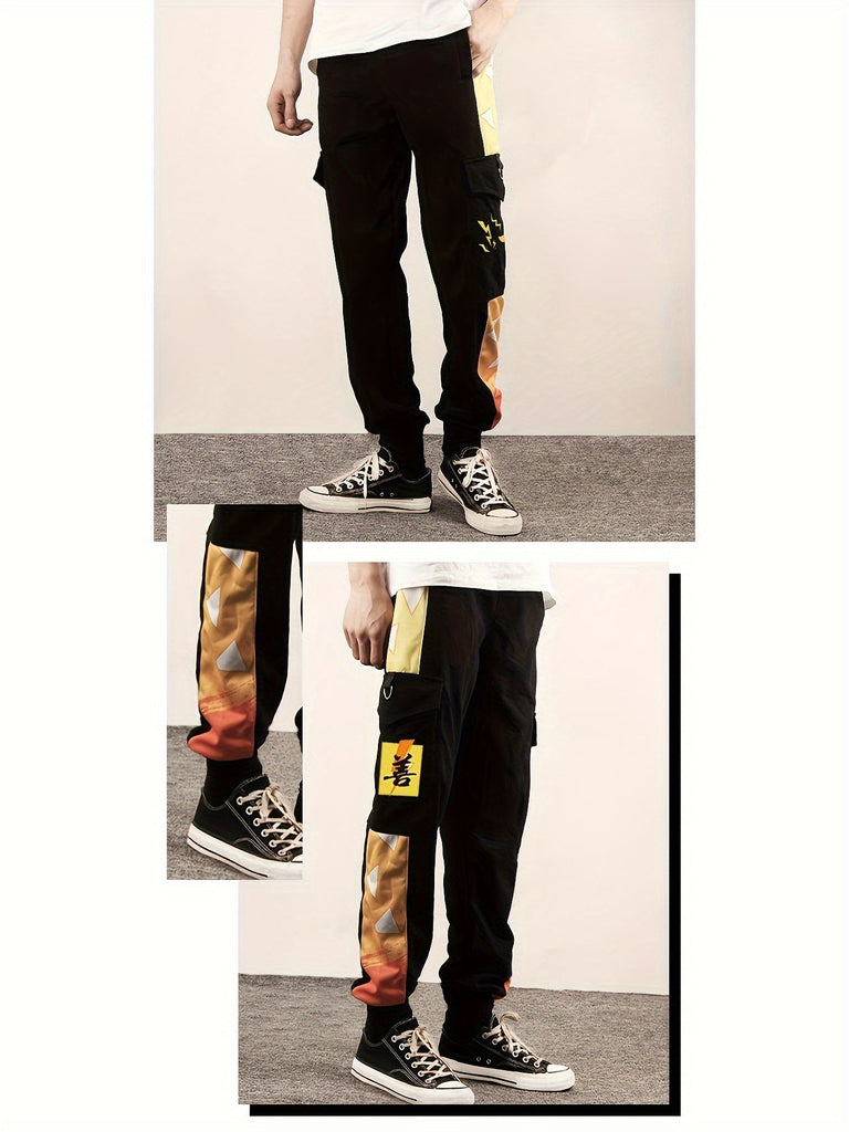 Men's & Women's Sweatpants Hip Hop Pants Joggers Trousers Anime Sport Pants - Fleece Lining - With Pockets - For Fall/Winter - Suitable for Sports, Loungewear & Casual Wear - Perfect Gift for Teens & Adults