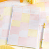 Simple Plaid Journal Material Base Student Notes Mamo Pad
