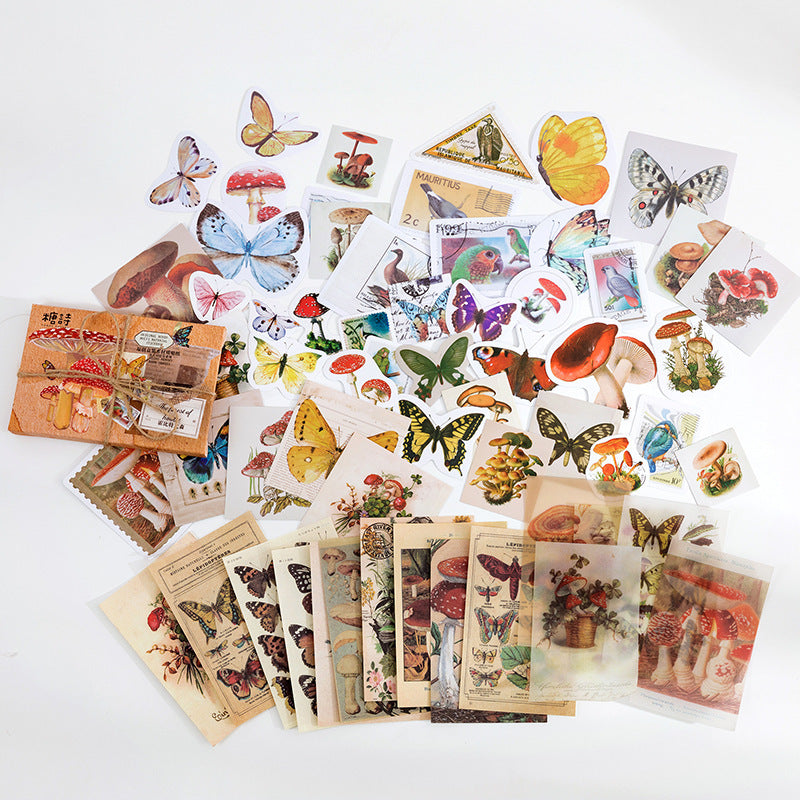 Material Box-packed Stickers Creative Journal Material Pasteup