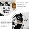 3 Piece Black And White Puzzle Comforter Set, Cartoon Anime Bedding, Cartoon Gothic Bedroom Decor (1 Comforter + 2 Pillowcases), Comforter For All Seasons, Soft, Comfy And Breathable Printed Bedding For Home Dorm Decoration