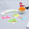 Dinosaur Children's Paper Plate Paper Cup Arrangement Props Party Decoration Tableware Set