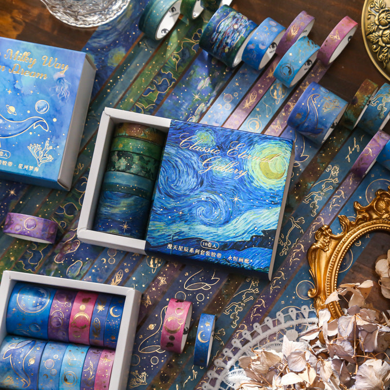 Retro Good-looking Oil Painting Journal Material
