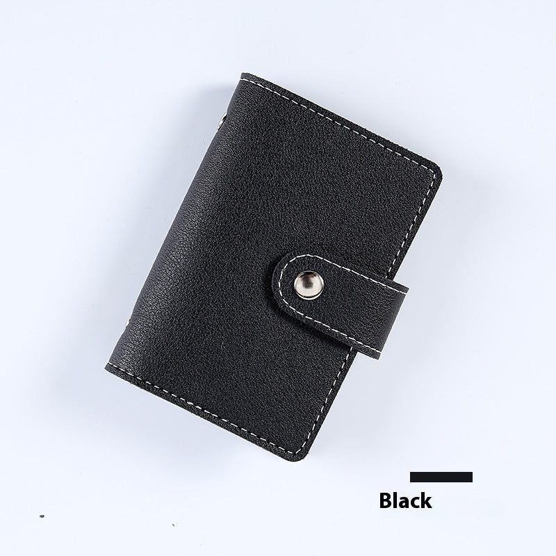 Anti-degaussing Creative Leather Multiple Card Slots PU Bank Card Package
