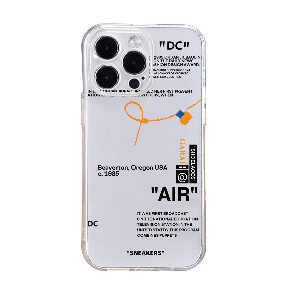 Applicable To Phone Case English Letters All-inclusive Lens Drop-resistant Protective Cover