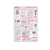 Cartoon Creative Journal Diy Decorative Material Stickers 6 Models