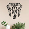 Iron Metal Elephant Wall Art Decor - Bohemian enthusiasts, Gift-givers - Composition, Iron - Suitable for Home Decor, Living Room, Gift