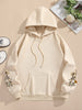 Graphic Print Hoodie, Drawstring Casual Hooded Sweatshirt For Winter & Fall, Women's Clothing