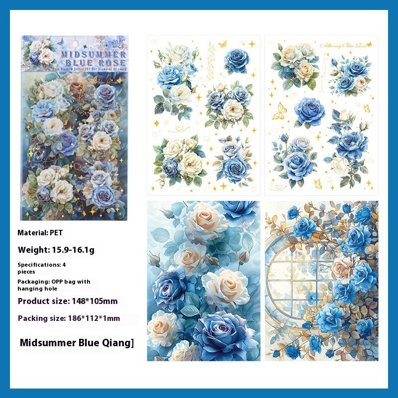 Special Oil Bronzing Waterproof Pet Journal Material