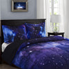 2/3 PCS 3D Galaxy Printed Comforter Set-Twin Queen Size For Girls and Boys