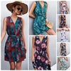 V-neck Zip-neck Dress Women's Spring And Summer