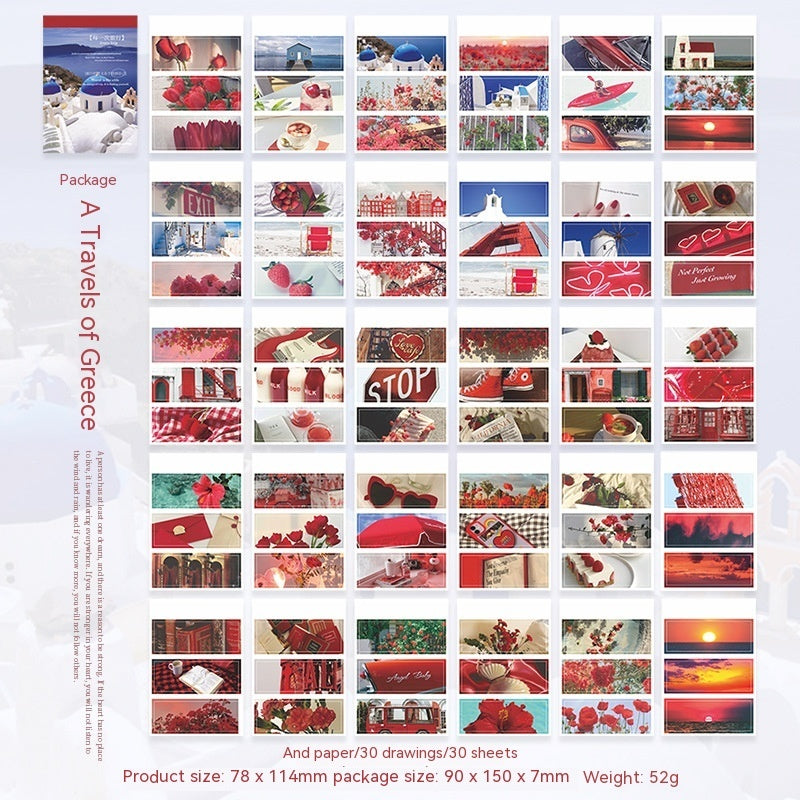 Each Trip Series Travel Theme Journal Decorative Source Material