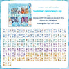 Yuezhen Flower Bloom Four Seasons Pet Sticker Journal Stickers