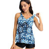 Women's Digital Printing Multicolor Bra Drawstring Design