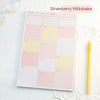 Simple Plaid Journal Material Base Student Notes Mamo Pad