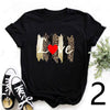 Women's Printed Loose Bottoming Shirt Top