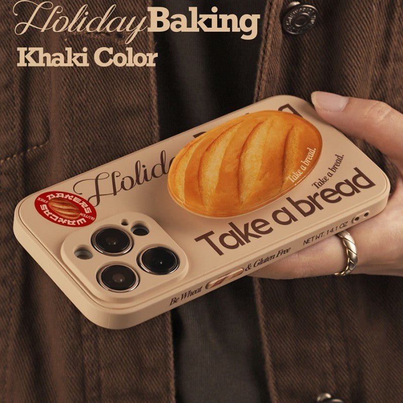 Phone Case Simple Bread Holder Tide Personality Suitable