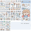 Hand Account Waterproof Sticker Water Cup Decoration Small Pattern Cartoon Girl