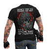 3D Solid Color Embroidered T-shirt