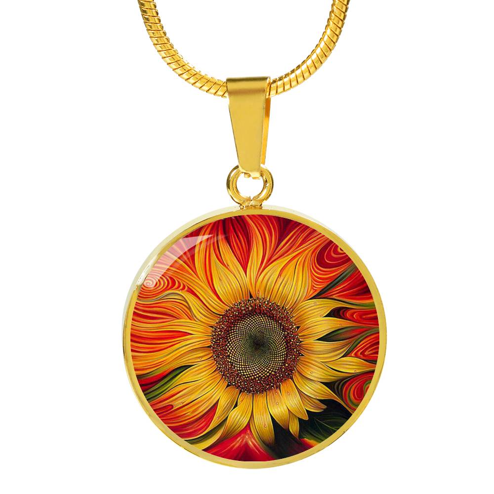 Golden-Rayed Sunflower Jewelry